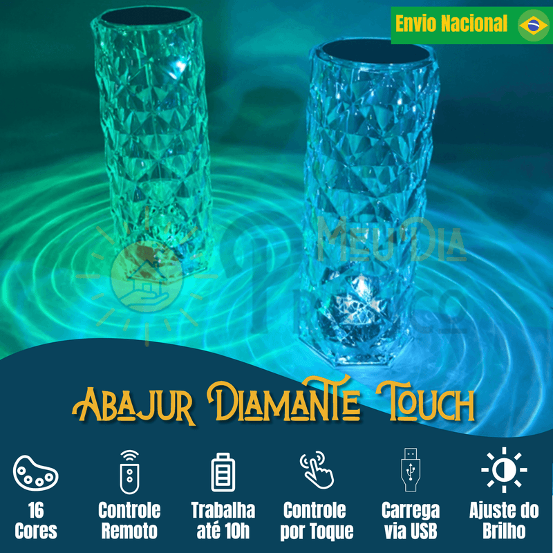 Abajur Diamante Touch