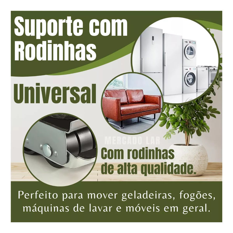 Suporte Base de Rodinhas