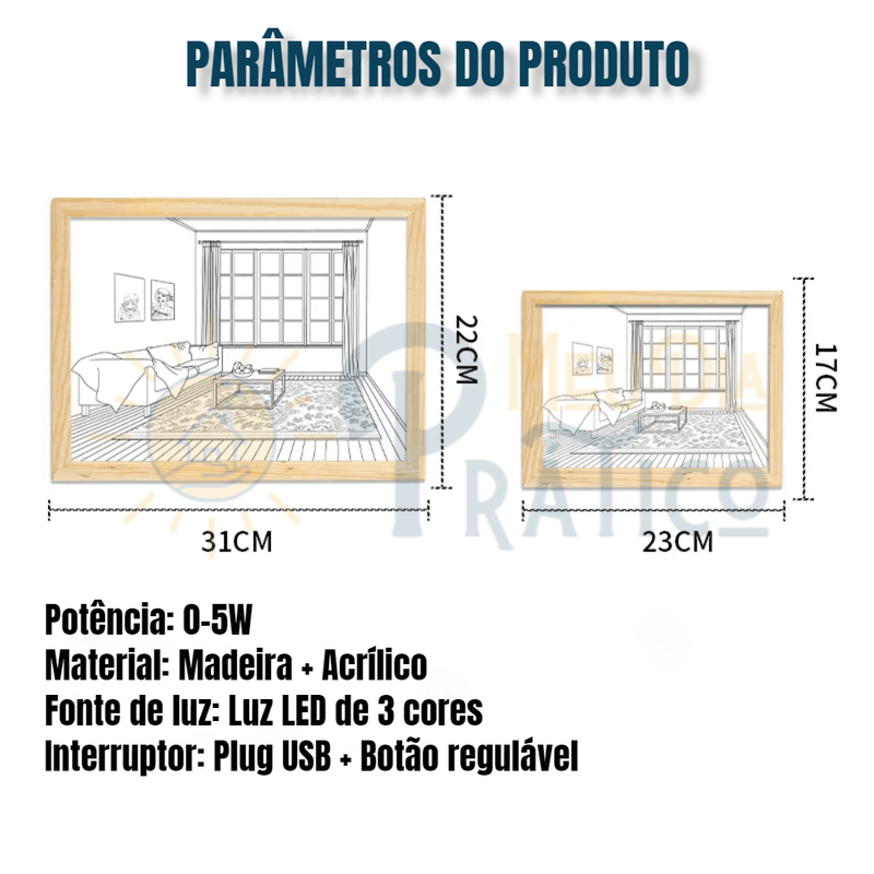 Pintura em Led