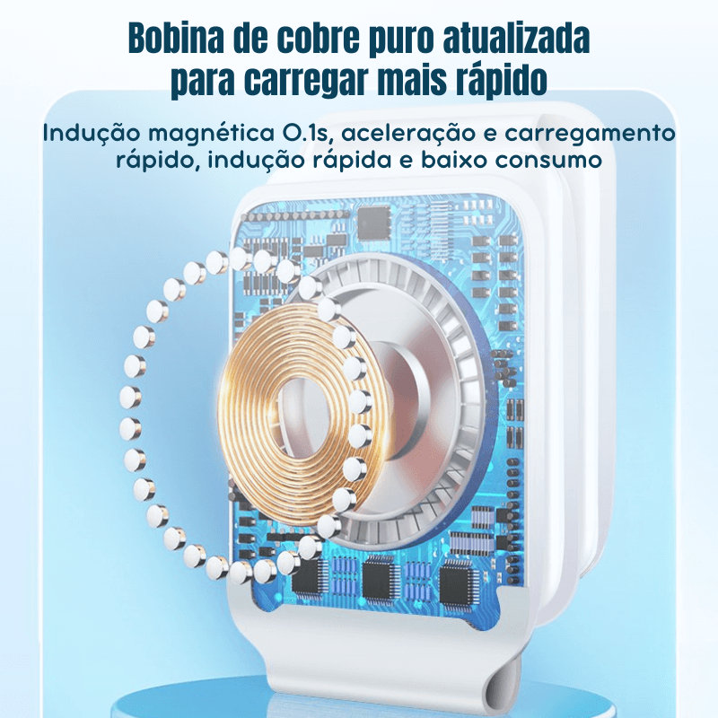 Carregador Indução Dobrável 3 IN 1 FastCharger