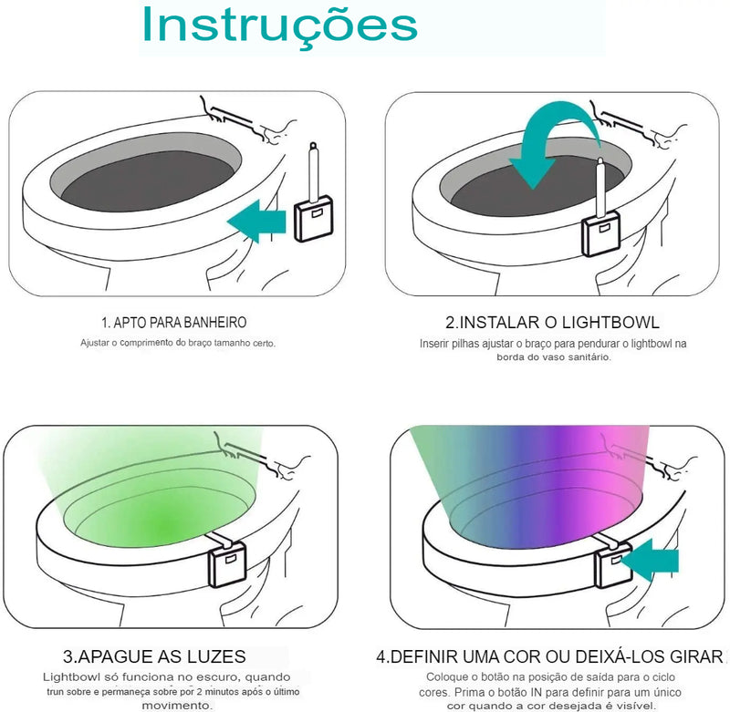 Luz Noturna para Banheiro