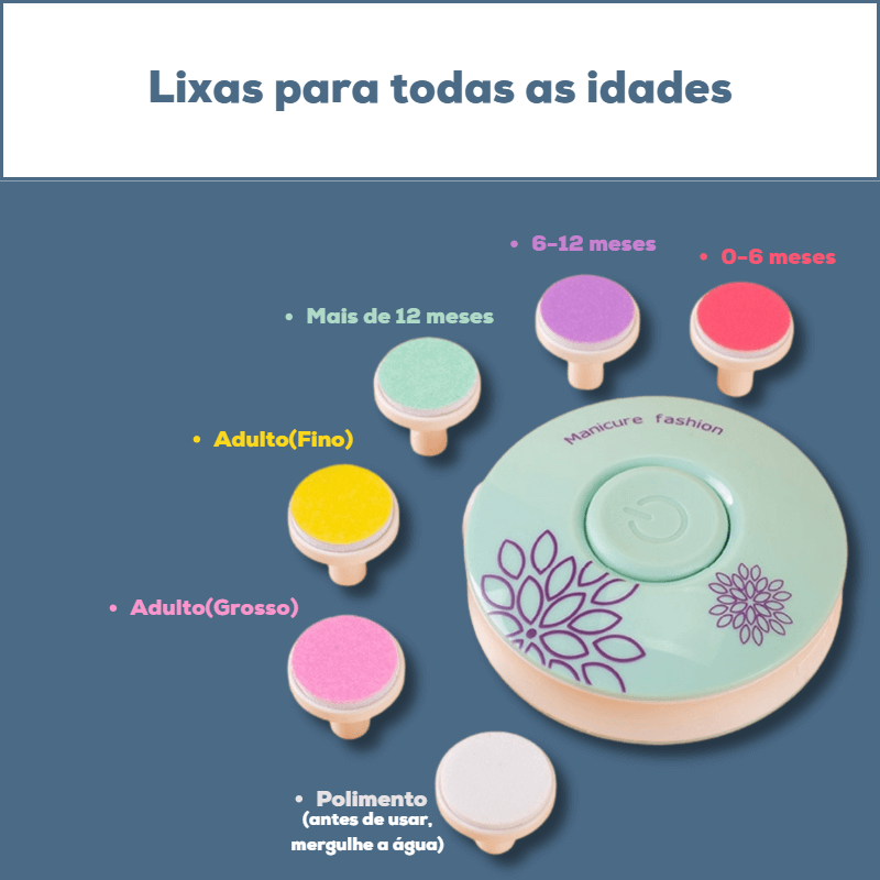 Lixa de Unha Elétrica BabyConfort