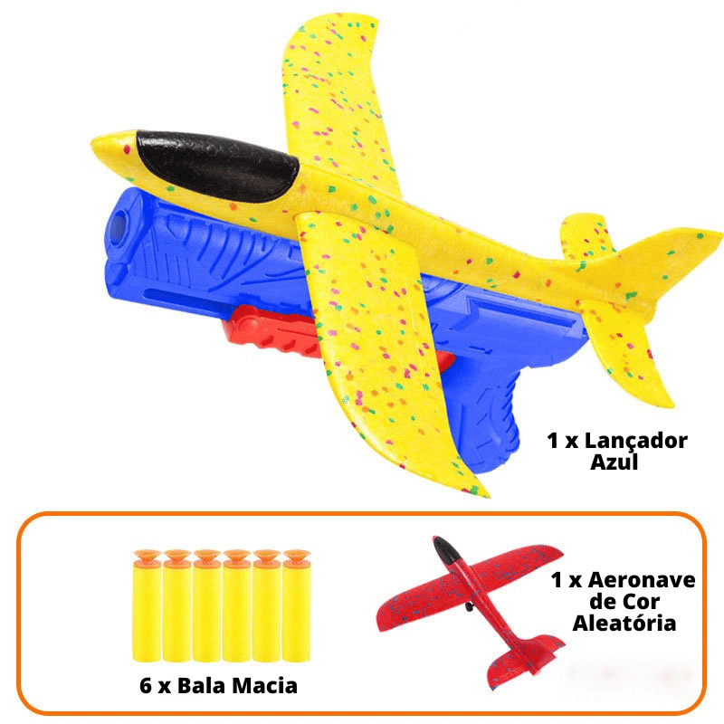 Avião Planador com Lançador