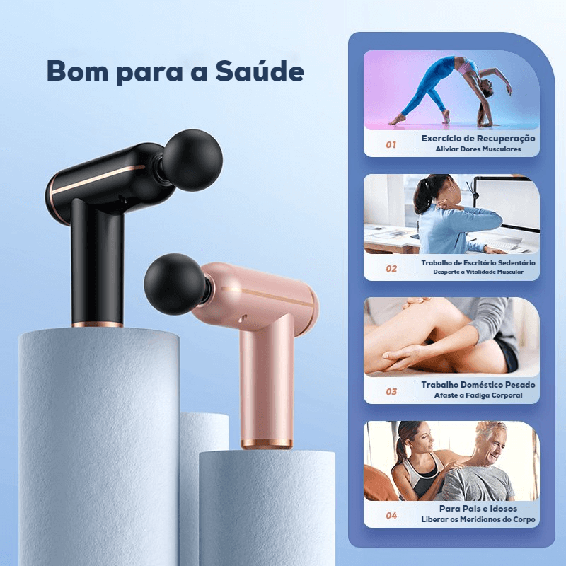 Pistola de Massagem Portátil MaxRelax