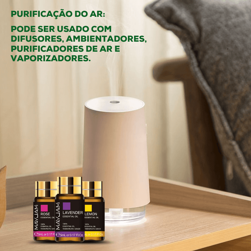 Kit Óleos Essenciais FullLife 20Pçs x 5ml