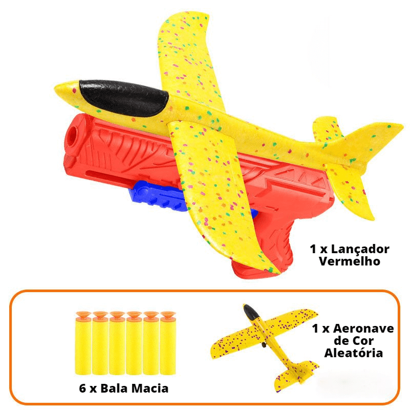 Avião Planador com Lançador