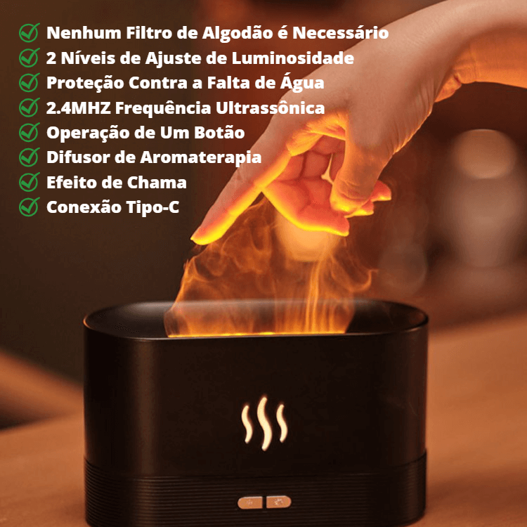 Difusor de Aroma Névoa Essencial