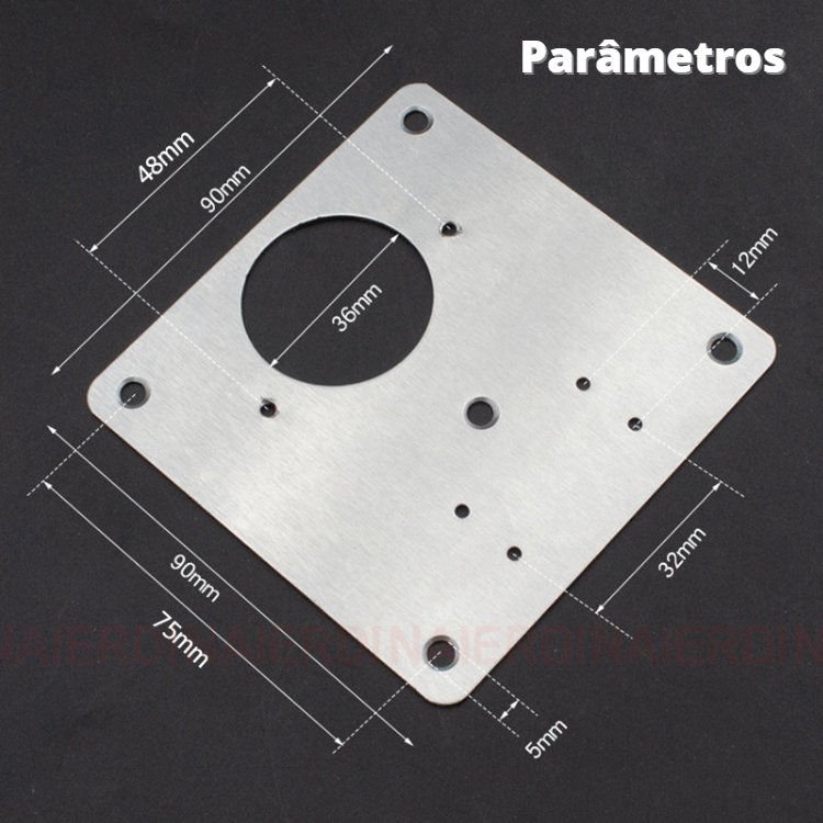 Chapa de Reparação para Dobradiças