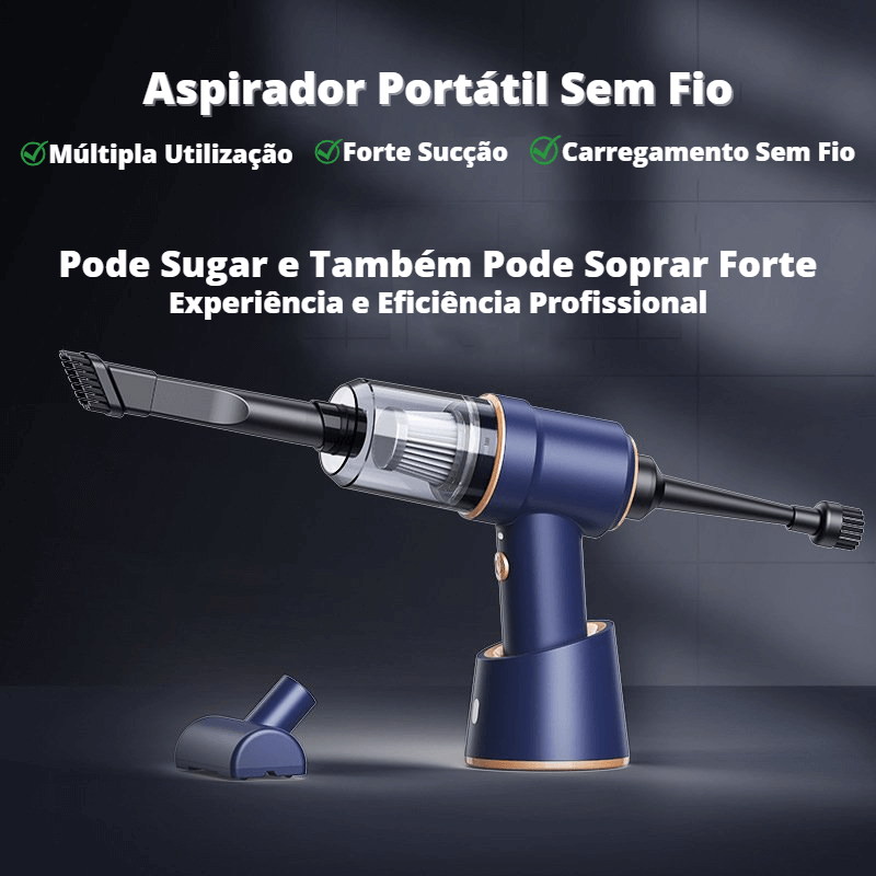 Aspirador Portátil 2 em 1 CleanPro