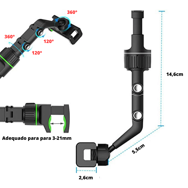 Suporte Universal Multifuncional 360°