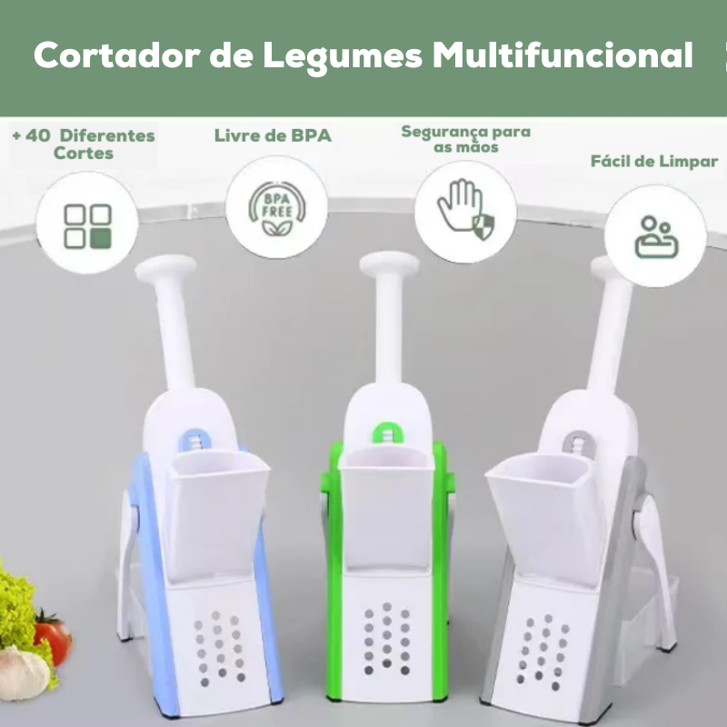 4 em 1 Cortador de Legumes Multifuncional