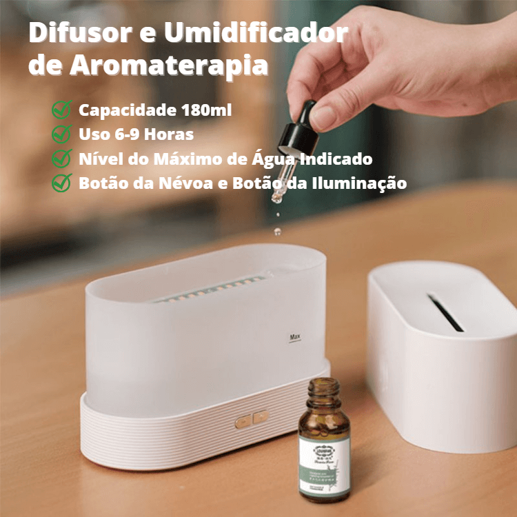 Difusor de Aroma Névoa Essencial