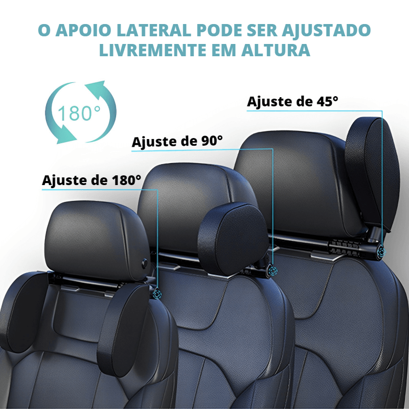 Novo Encosto Ajustável para Cabeça Veicular