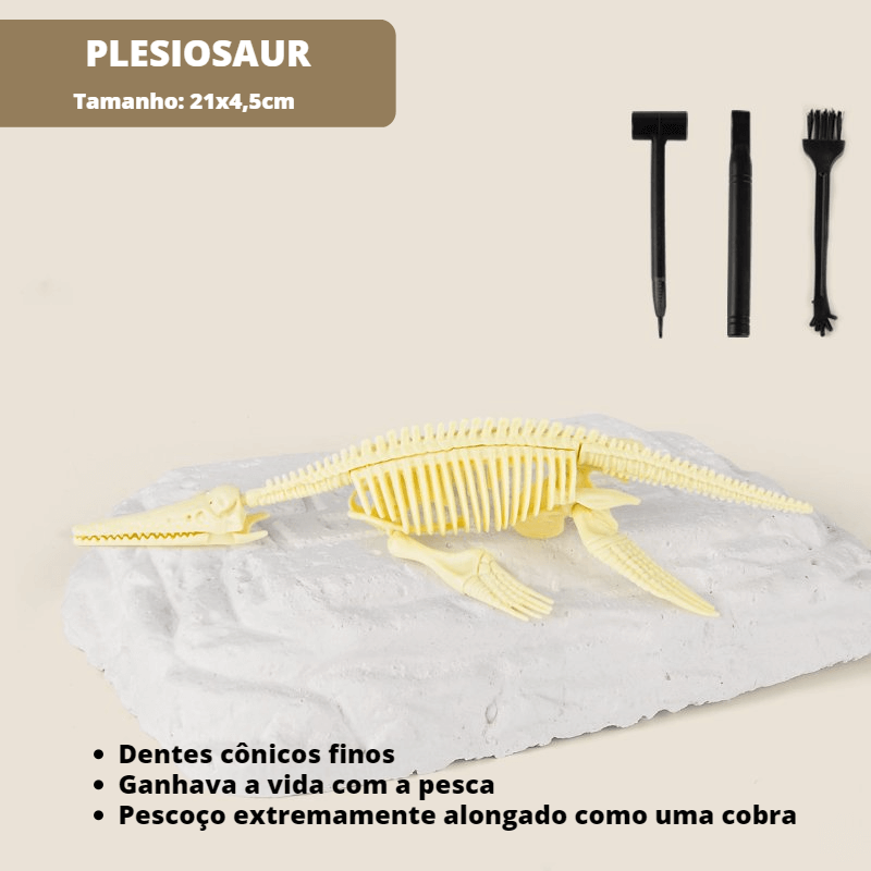 JurassicWorld - Fóssil de Dinossauro para Escavação Arqueológica