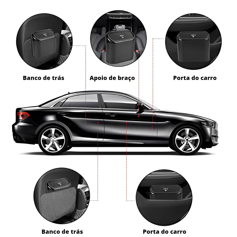 Caixa de Lixo para Automóvel