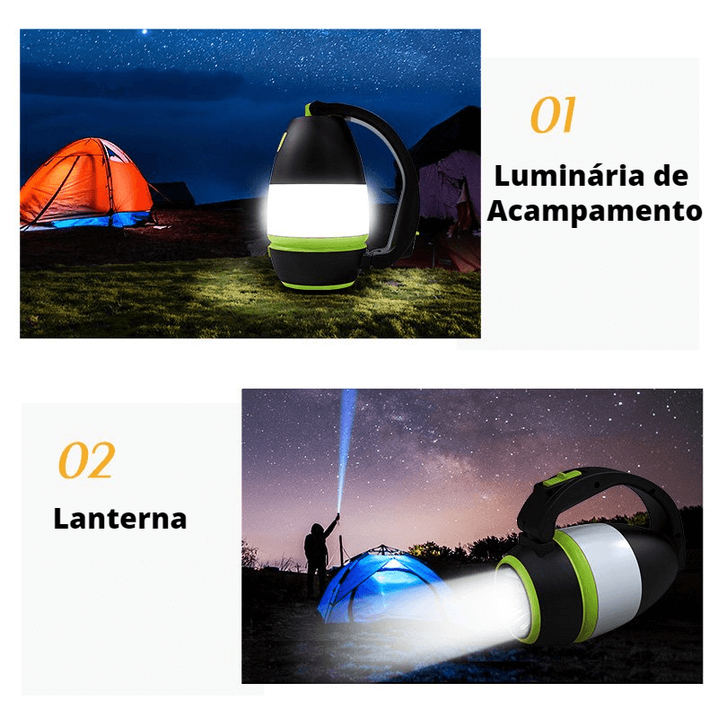 Luminária LED Multifunção LumiMax