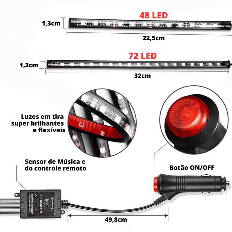 LED Neon Interior Automotivo