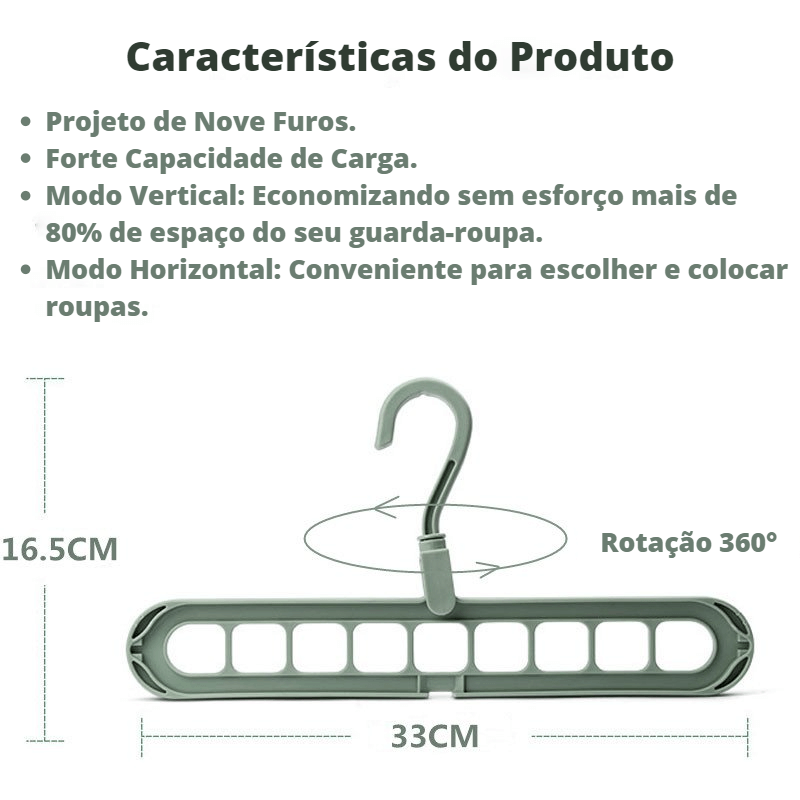 Cabide Mágico MultiEspaço