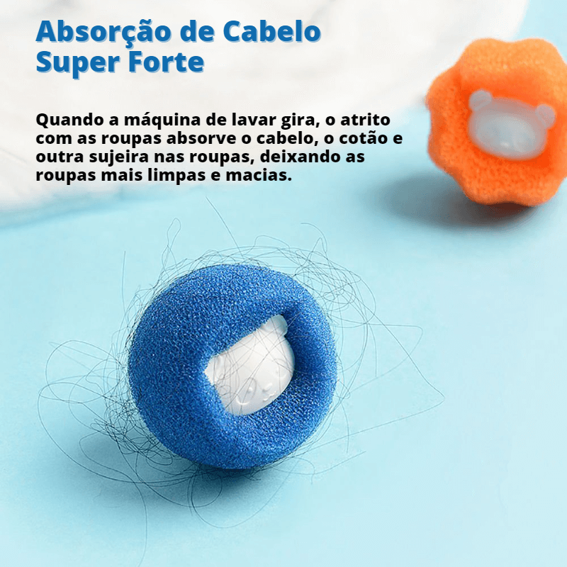 Kit de Bolas Mágicas para Lavar Roupa