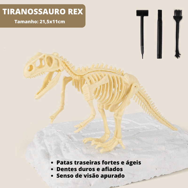 JurassicWorld - Fóssil de Dinossauro para Escavação Arqueológica