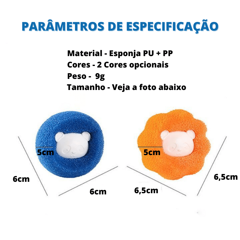 Kit de Bolas Mágicas para Lavar Roupa