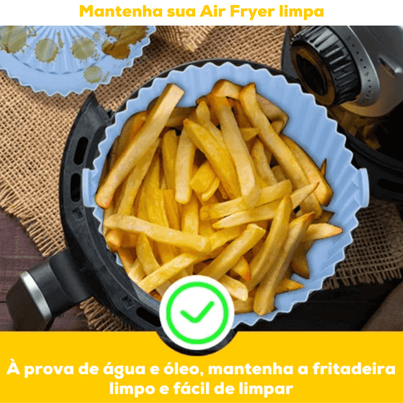 Bandeja de Silicone para Air Fryer