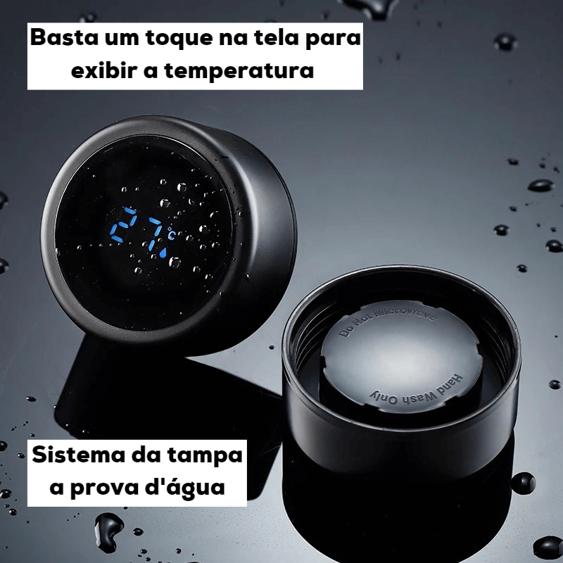 Garrafa Térmica SmartLED - Com Visualização da Temperatura