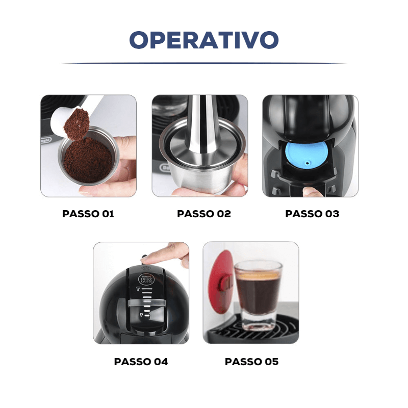 Cápsula Recarregável Para Dolce Gusto