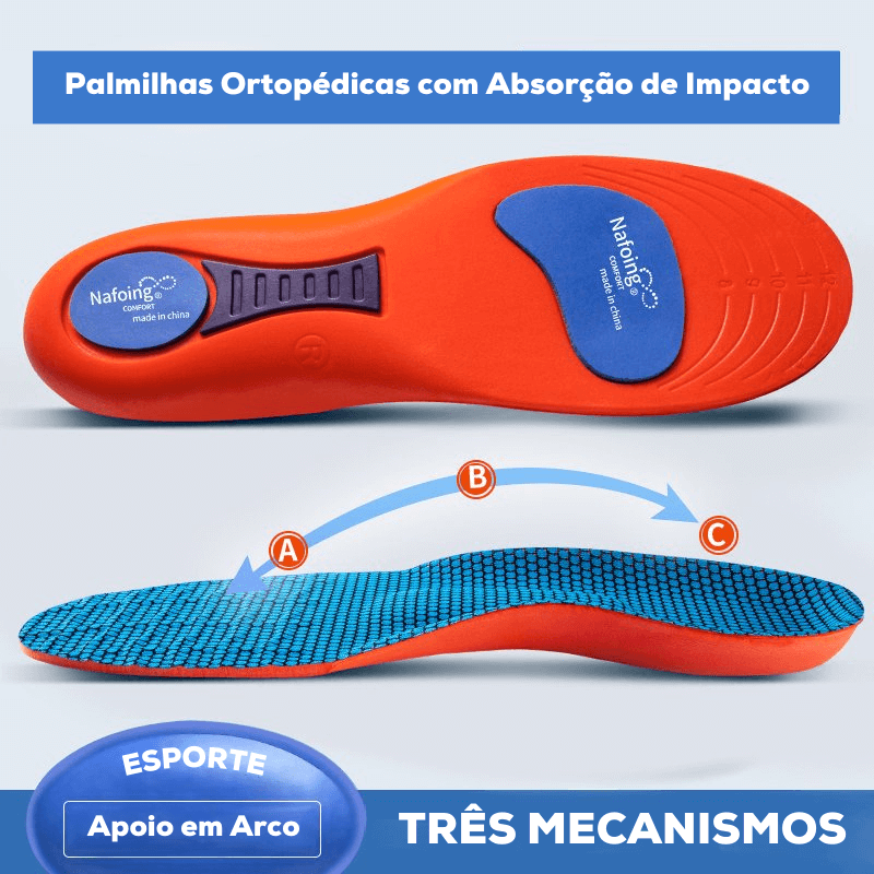 Palmilhas Ortopédicas com Absorção de Impacto