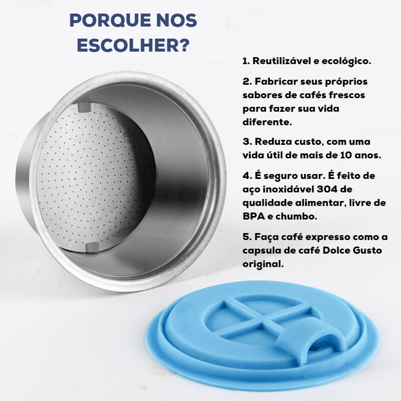 Cápsula Recarregável Para Dolce Gusto