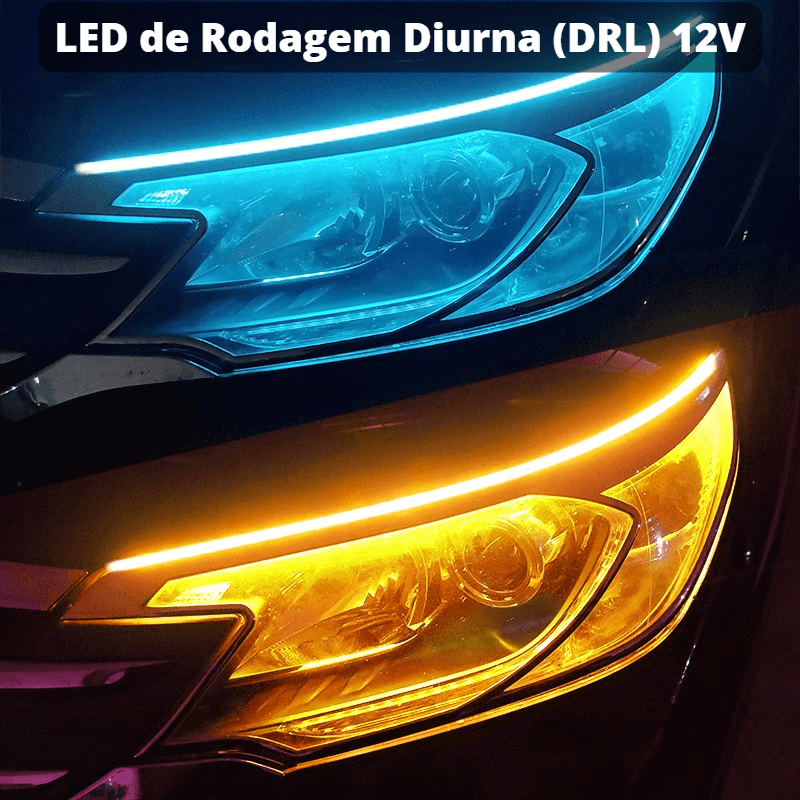 LED de Rodagem Diurna (DRL) 12V