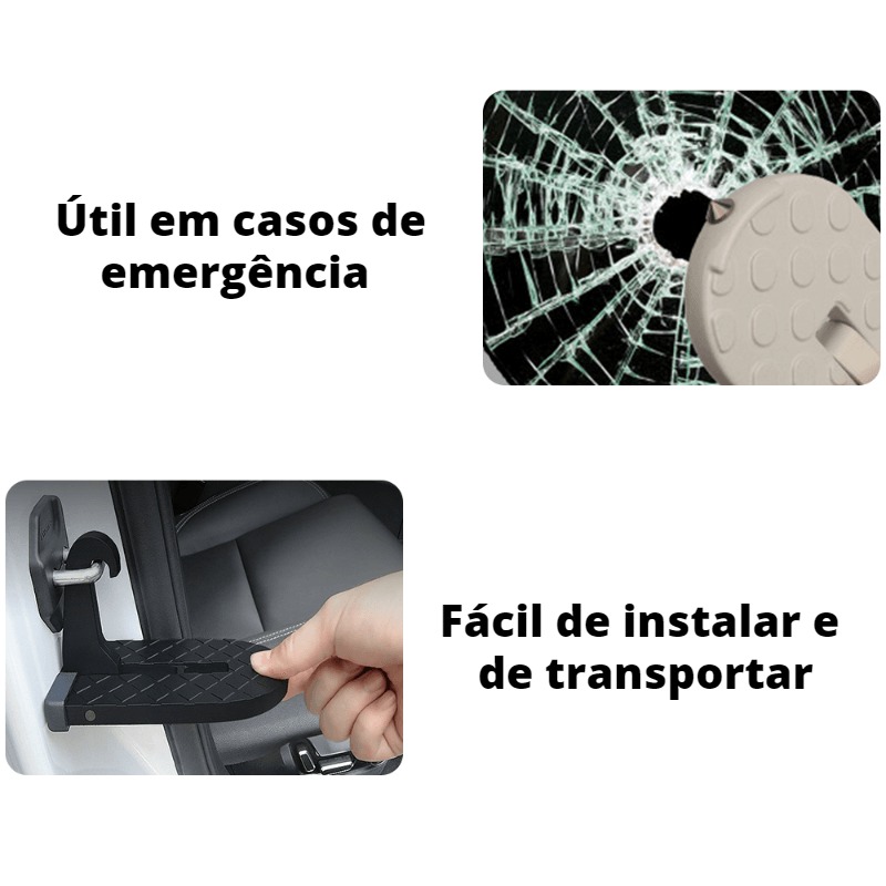 Degrau Multifuncional para Porta do Carro